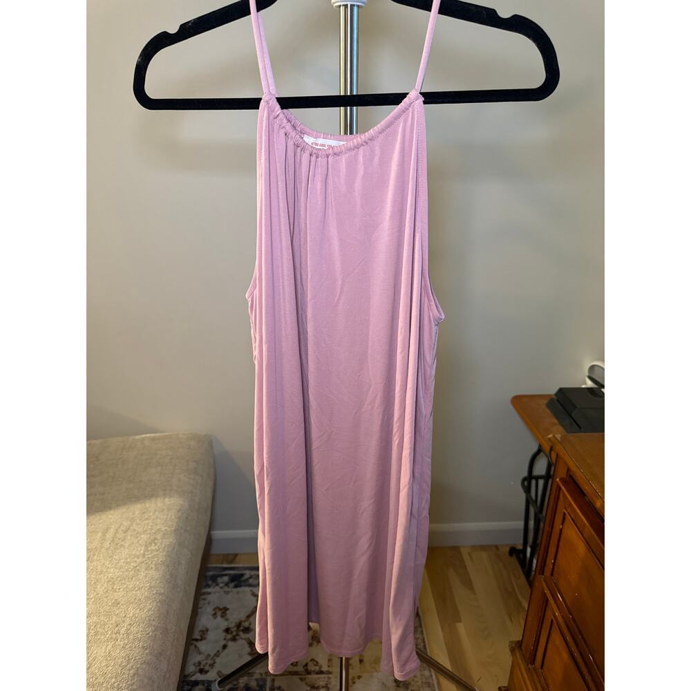 Its Too Cool for School Blush Maternity Slip Spaghetti Strap Women's Size M